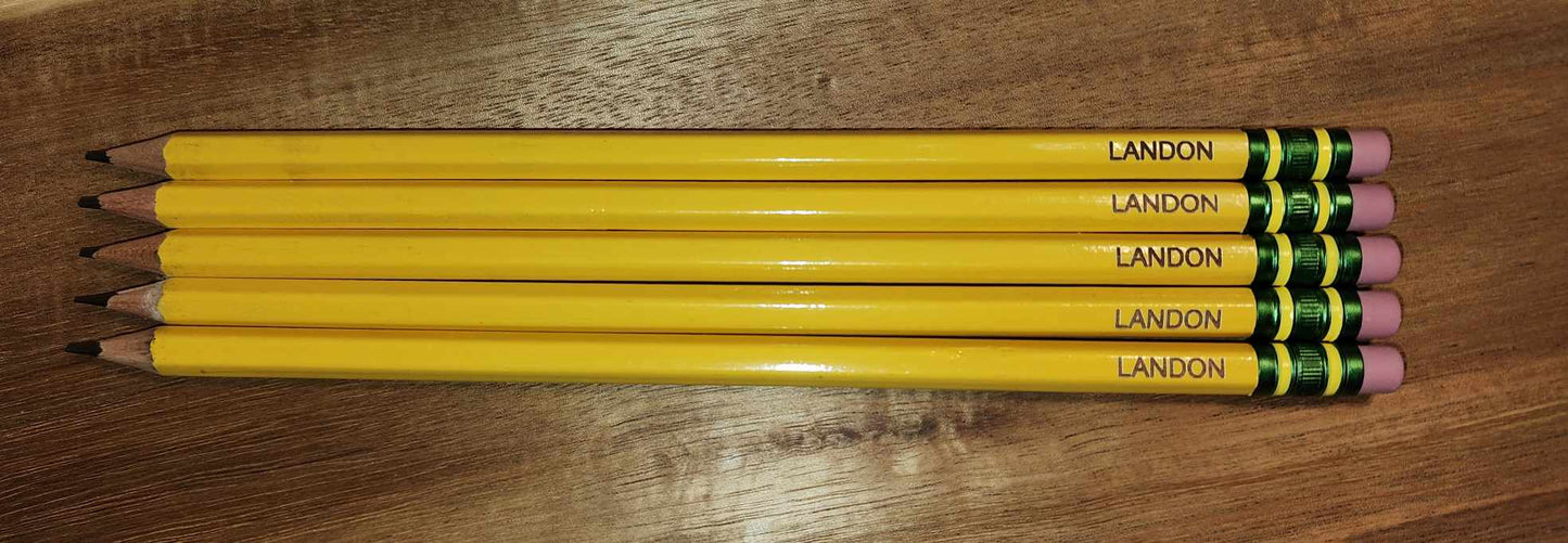 Custom Engraved Pencils