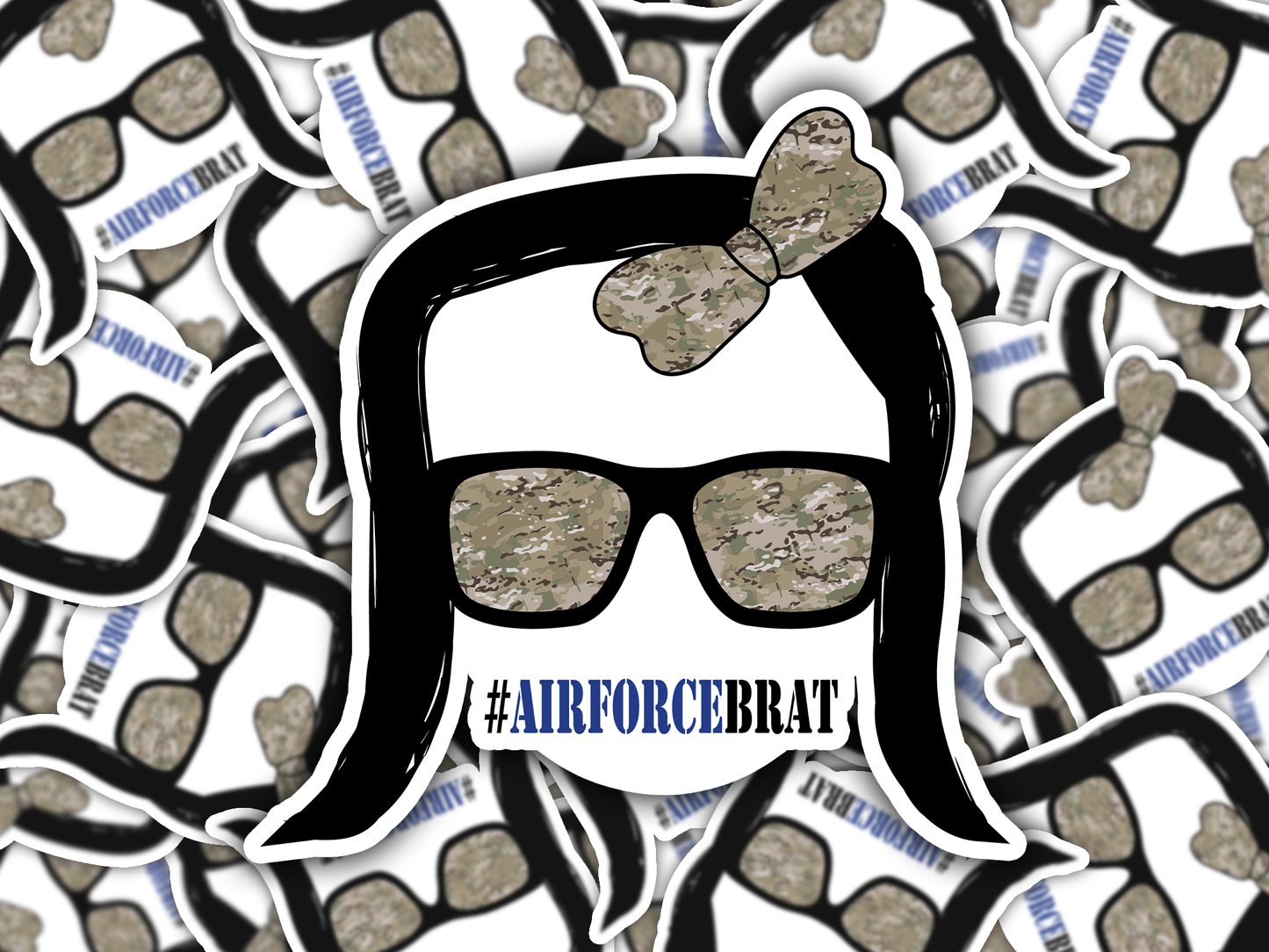 Military Brat Stickers