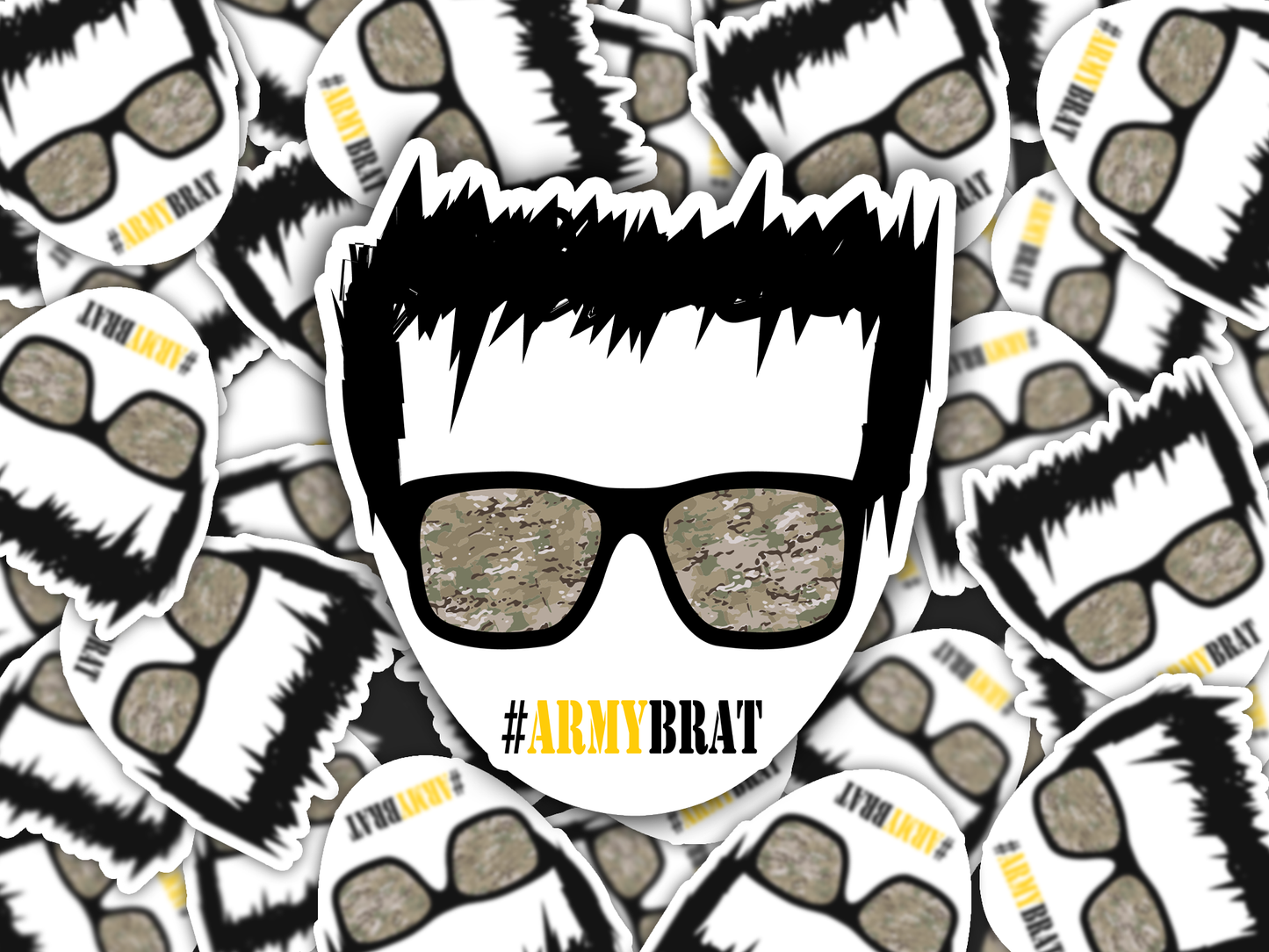 Military Brat Stickers
