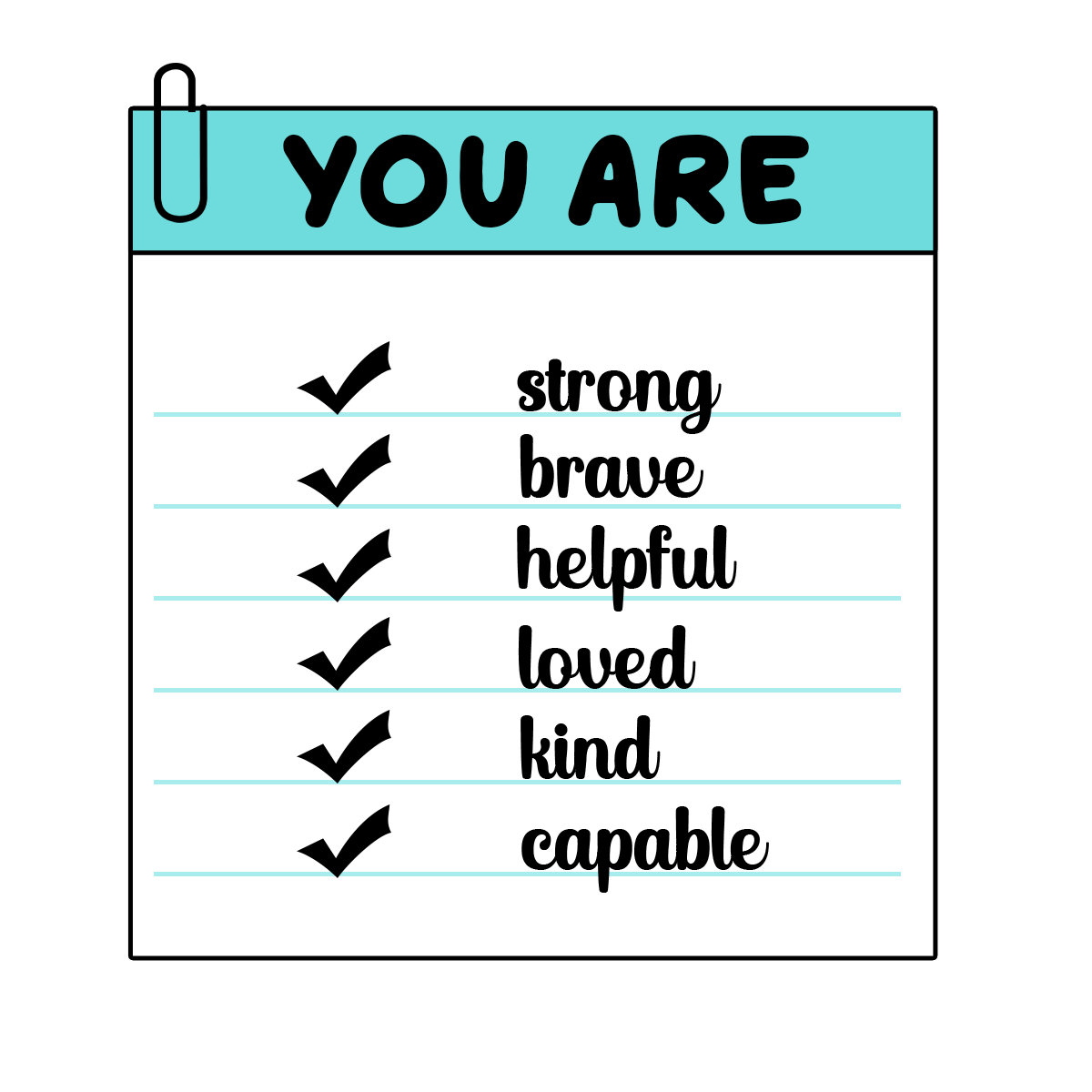 You are...