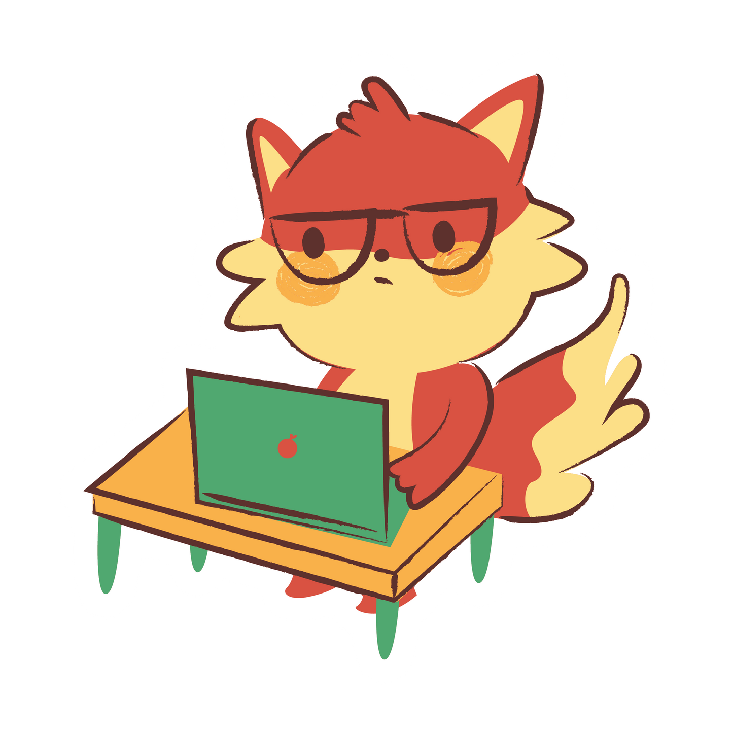 Fox studying