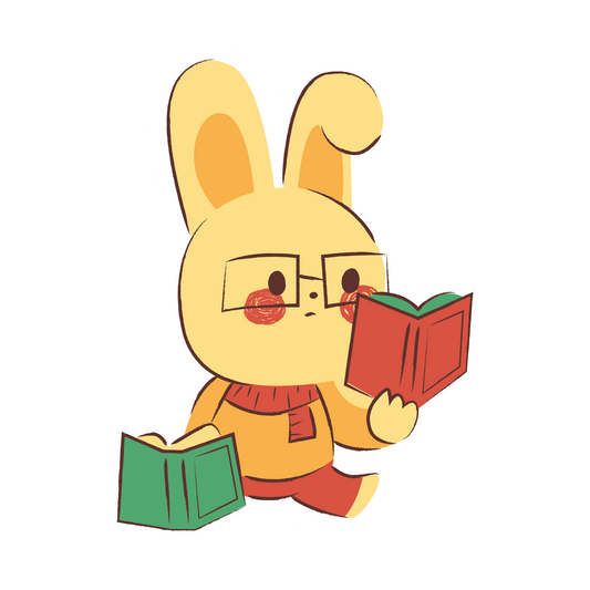 Rabbit reading