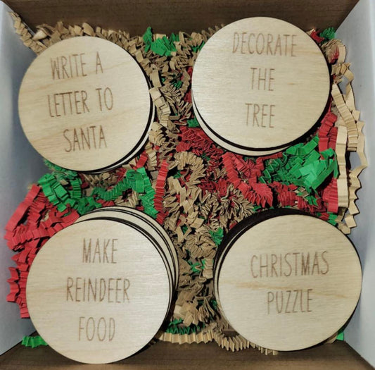 Wooden Advent Tokens