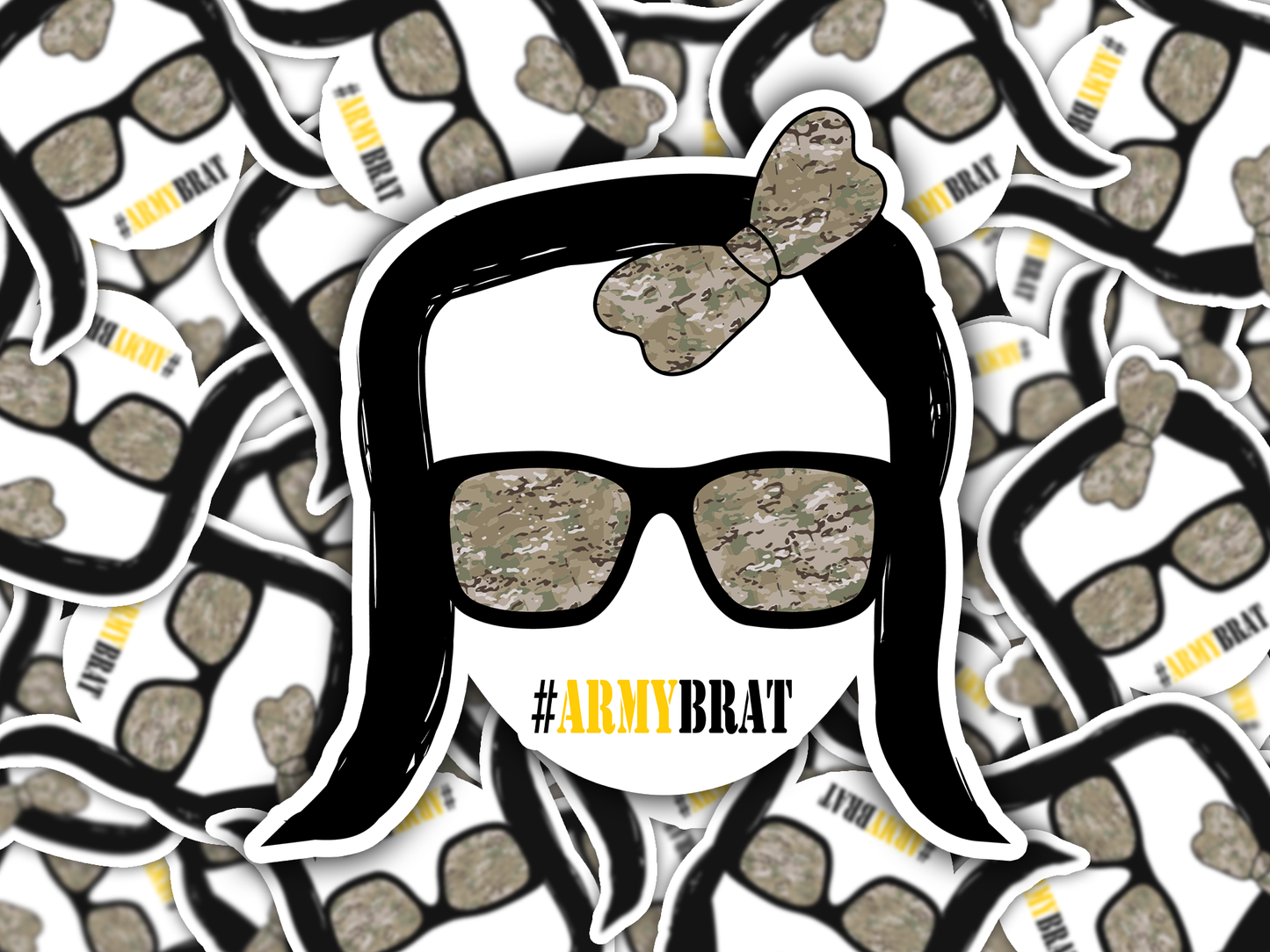 Military Brat Stickers