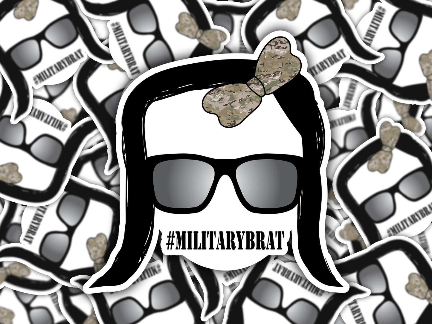 Military Brat Stickers