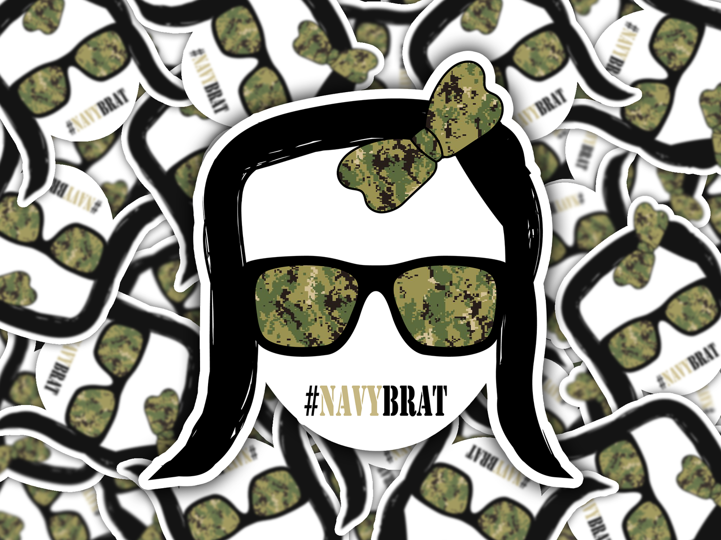 Military Brat Stickers