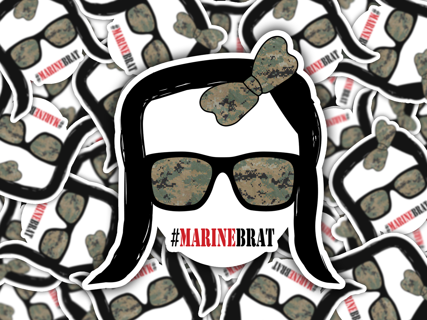 Military Brat Stickers