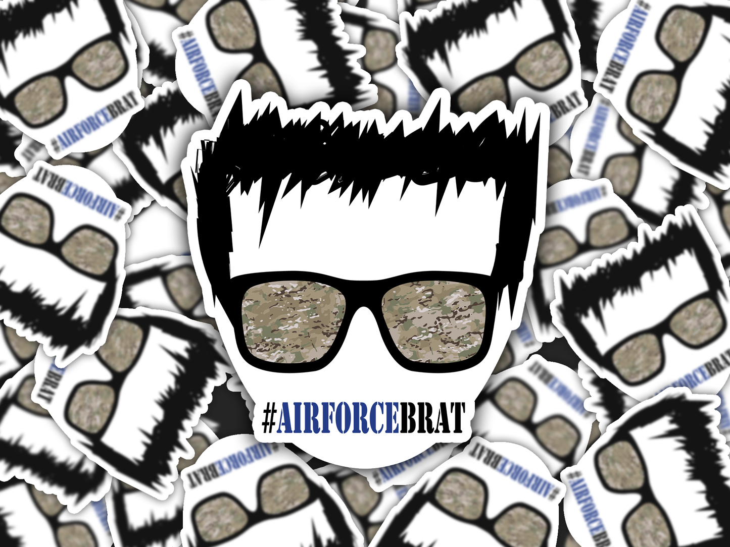 Military Brat Stickers