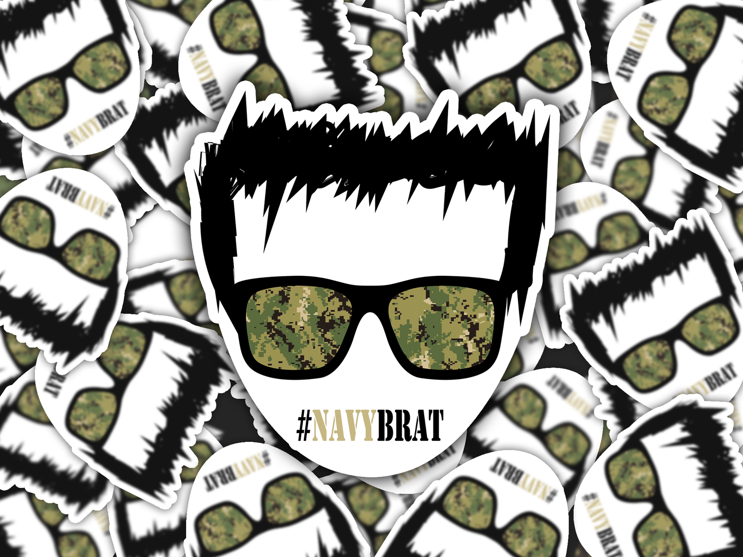 Military Brat Stickers