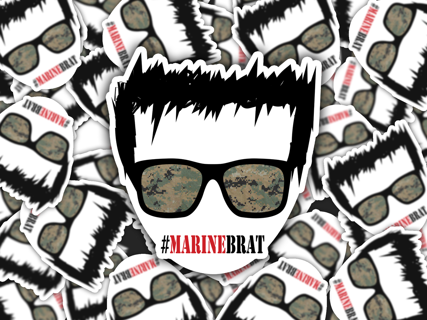 Military Brat Stickers