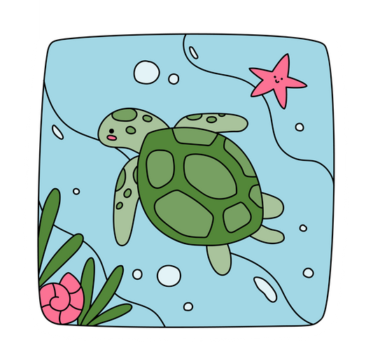 Turtle Magnetic Bookmark