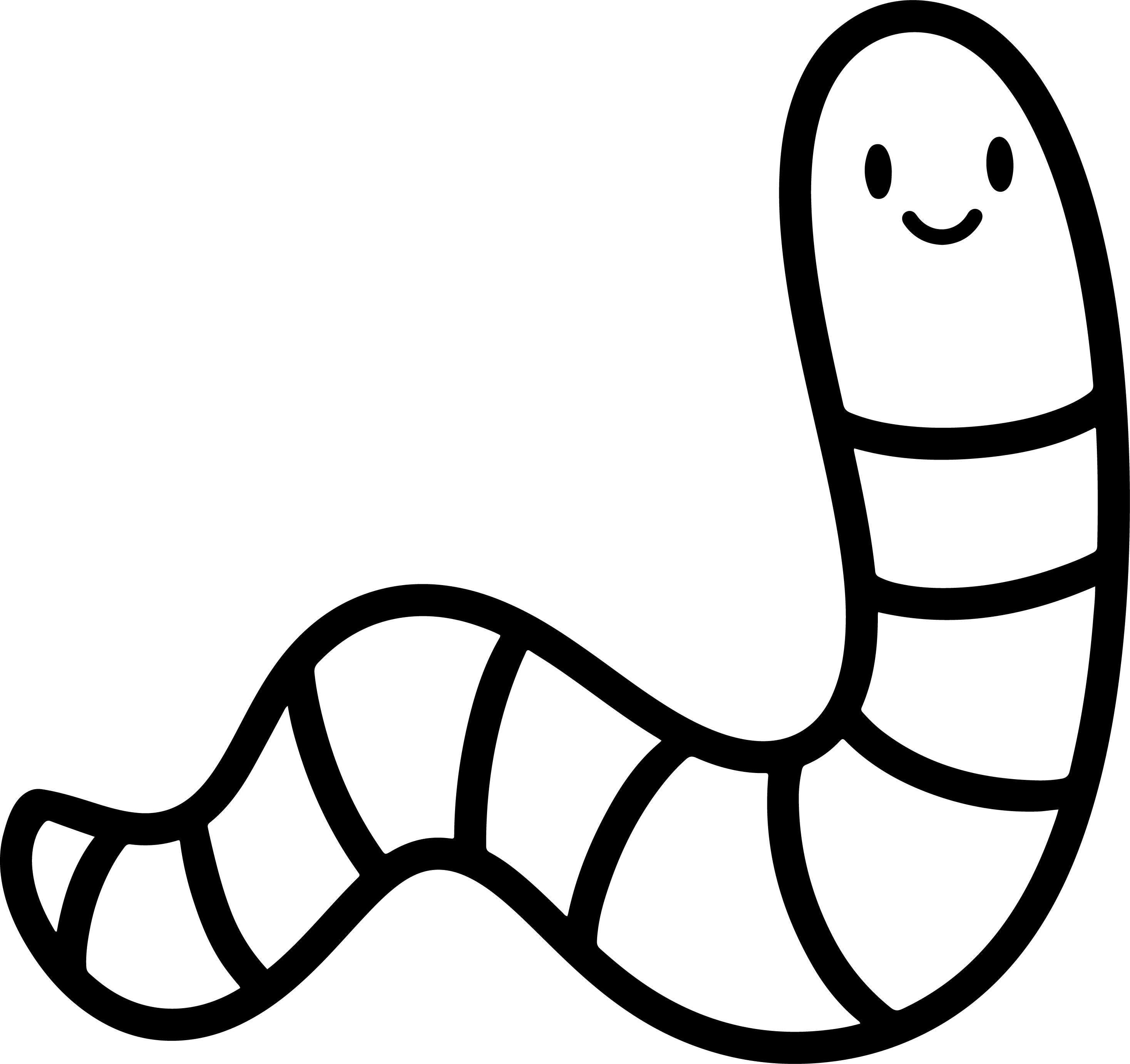 Color-Your-Own Worm – Swift Penguin Creations
