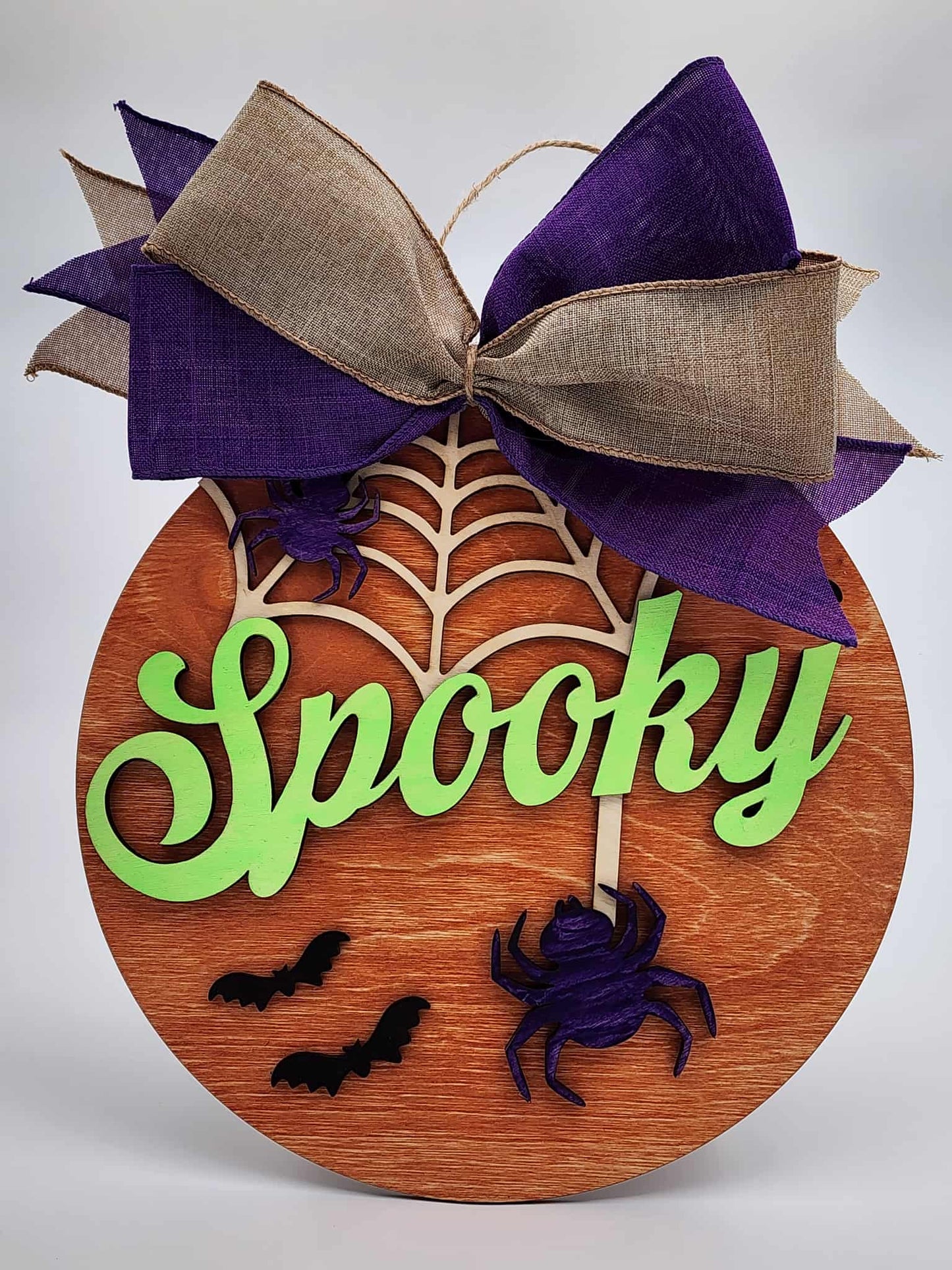 Spooky Glow-in-the-Dark Door Hanger – 10.5”